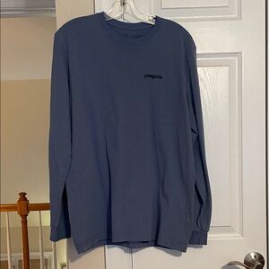 Patagonia Men's Navy Long Sleeve Tee